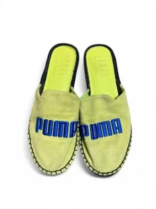 Fenty Puma Green & Blue Slides by Rihanna Size 8 - Picture 1 of 5