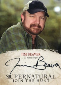 Supernatural Seasons 4-6 Auto Autograph JB Jim Beaver As Bobby Singer - Picture 1 of 2