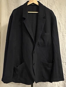 Club Monaco Blue Knit Blazer Cardigan Sweater Jacket Casual Work Wear - Size XL - Picture 1 of 10