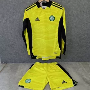 Camiseta y Shorts Portero Celta 2021 Oficial Adidas Amarillo Juvenil Talla 13/14 - Imagen 1 de 14