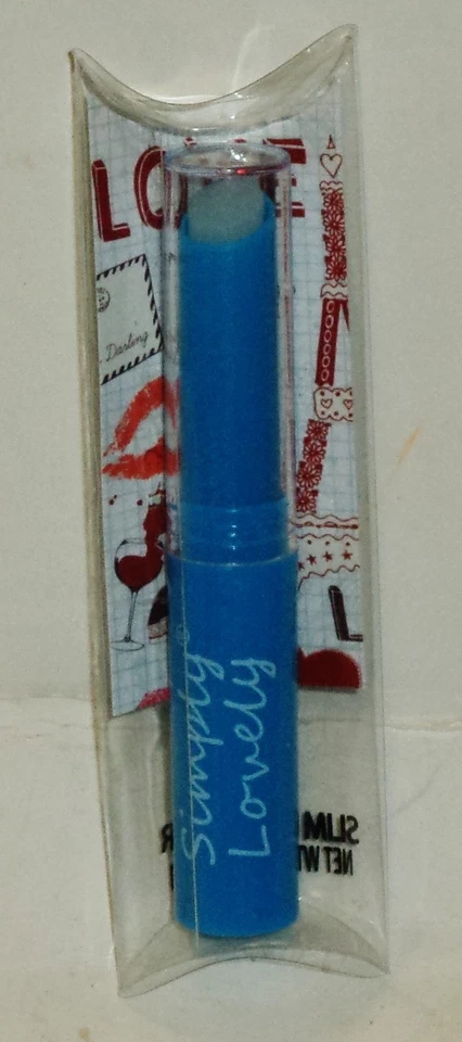 1 Mantequilla Labial Delgada Simply Lovely Love Transparente con Toque de Azul Nueva en Paquete Foto 1 de 1