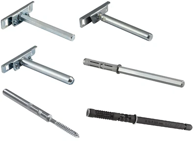 Staffe per mensole Set Regal-Bodenträger Invisibile Rivestita Acciaio Supporto - Immagine 1 di 4