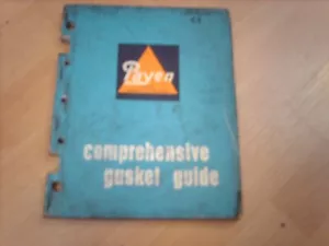 Payen gasket application catalogue C1 1969 cover cars 1920 - 69 old numbers - Picture 1 of 2