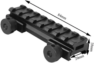 Picatinny Schiene 20mm Riser Schiene, Schienenmontagebasis Zielfernrohr Montage - Bild 1 von 14