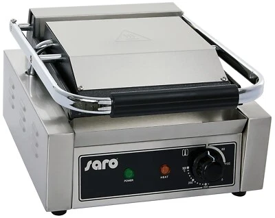 Saro 443-1000 PG 1 griglia elettrica a Contatto, Argento - Immagine 1 di 4