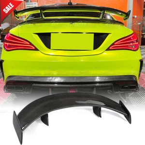 For Benz W117 C117 CLA200 CLA45 2013UP Real Carbon Rear Trunk Wing Spoiler - Picture 1 of 11