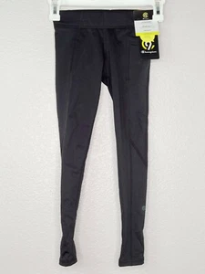 Champion C9 Duo Dry Warm Girls Black Brushed Back Side Pocket Leggings New - Picture 1 of 2