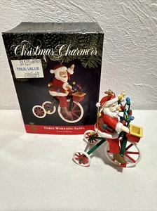 Santas Best Ornament Three Wheeling Santa - 1st Edition - Bild 1 von 11