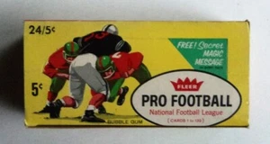 RARE 1961 FLEER Football Wax Pack DISPLAY BOX NFL Series -  - Bild 1 von 13