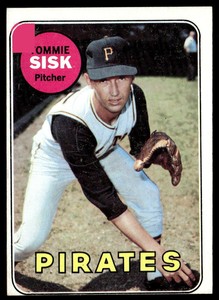 1969 Topps #152 Tommie Sisk  VG-EX-B112R1