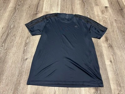 #D150 MEN ADIDAS Medium  Climalite GYM CROSSFIT  Shirt TRAINING JERSEY - Image 1 of 4