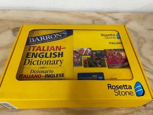 Rosetta Stone ITALIANO Level 1-5 Set with Grammar, Dictionary, unused - Picture 1 of 5