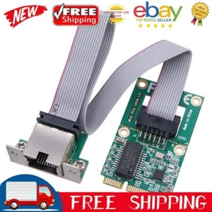 Mini PCI-E Network Card 10/100/1000M Mini PCIe Network Adapter for Desktop PC - Picture 1 of 10