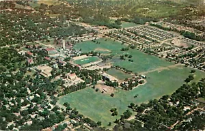 Postal de Topeka Kansas KS vista aérea campus de la Universidad de Washburn - Imagen 1 de 2