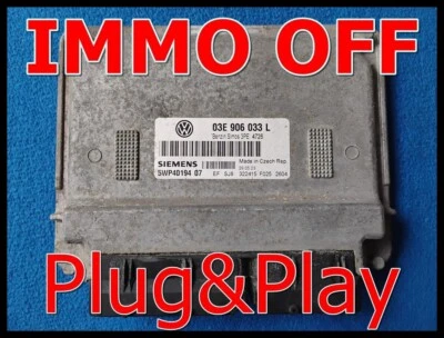 VW Polo 9N 1.2 IMMO OFF/ PLUG&PLAY 03E906033L - 5WP40194/ita - 2 giorni - Immagine 1 di 4