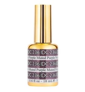 DND DC Mermaid Soak Off Gel Polish 236 Muted Purple - Picture 1 of 2