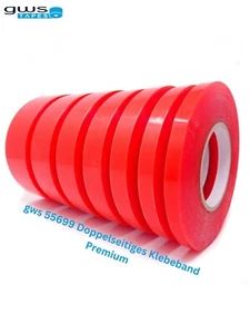 gws Doppelseitiges Klebeband | Premium-Qualität stark haftend | Breite: 6- 50 mm - Bild 1 von 37