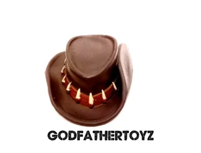 MARVEL LEGENDS COWBOY SOMBRERO HAT TOOTH ONLY CUSTOM FODDER - Image 1 of 3