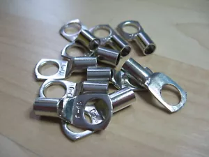 Lote de (10) terminales de anillo de batería M8 de 5/16" 10 AWG 10 mm² #E71AG - Imagen 1 de 5