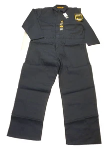 NEW Men's Berne Heritage Unlined Cotton/Poly Blend Twill Coverall-46 Short, Navy - Picture 1 of 11