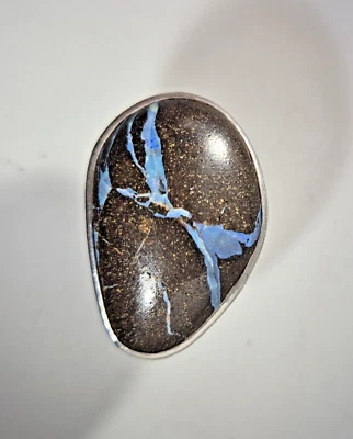 Ring Opal Boulderropal Silber 925 Rimggröße  Unikat 273 - Bild 1 von 4