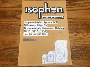 Isophon Katalog - Bild 1 von 3
