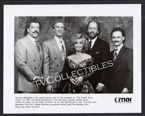 8x10 Photo~ The STATLER BROTHERS SHOW ~Barbara Mandrell guest stars ~TNN