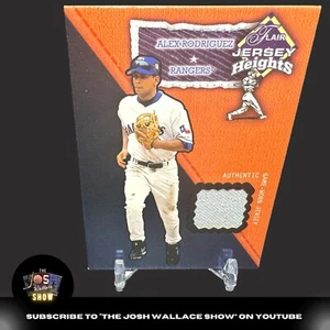 2002 Flair "Jersey Heights" Alex Rodriguez Game Used Trikot - Bild 1 von 3
