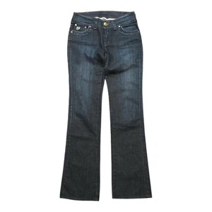 Lois Jeans Women's Jeans W30 L30 Dark Blue Denim Bootcut 820 N-PURITA-LY Slim - Picture 1 of 12