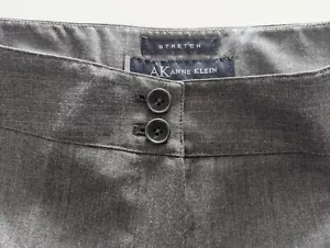 Anne Klein metallic gray dress pants, size 2 - Picture 1 of 3