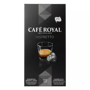 Café Royal Ristretto Röstkaffee Kaffeekapseln Nespresso Kompatibel 100 Kapseln - Bild 1 von 2