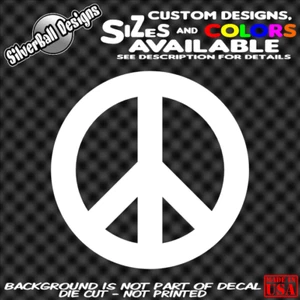 PEACE Custom Vinyl Sticker Laptop Auto Fenster 3DS Nintendo Blume Hendrix Joplin - Bild 1 von 1