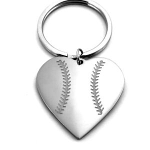 Key Ring Heart Baseball  (sshkring)