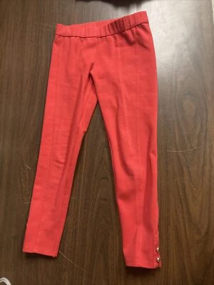 janie and jack pantalón botón oro rojo talla 10 Foto 1 de 4