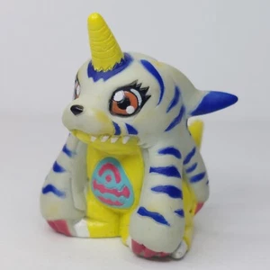 1999 Digimon Digital Monsters 1,5" Gabumon Mini Figura Finger Pupazzo H-T - Foto 1 di 4