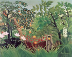 Henri Rousseau - Rousseau Exotisch Landschaft Vintage Kunstdruck