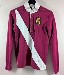 Polo vintage Ralph Lauren Rugby 2004 manica lunga ragazzo taglia media cotone - Foto 1 di 9