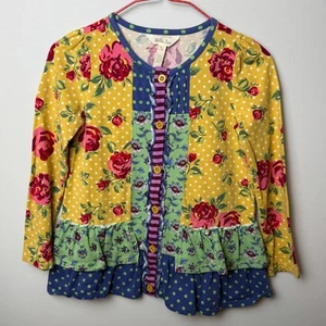 Matilda Jane Girls Choose Your Own Path Size 6 Setting Sun Tunic EUC Retail $44 - Picture 1 of 3