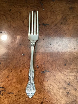 Horquilla regular Gorham King Edward de plata esterlina 7 1/4" sin monograma - ¡Bonita! Foto 1 de 3