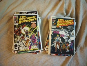 West Coast Avengers Comic lot of 43. 1st series - Picture 1 of 7
