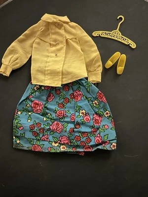 Roupas Barbie Vintage Era Mod Roupa de Boneca #3407 Humor Midi Bom! - Imagem 1 de 4