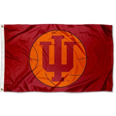 Indiana University Hoosiers Basketball 3x5 Foot Flag - Image 1 of 4