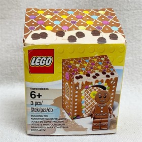 Retired LEGO Gingerbread Man Seasonal Mini Figure Open Box