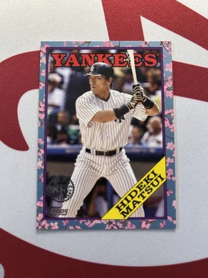 2023 Topps Japan Edition 1988 Topps Cherry Tree Variations Hideki Matsui Yankees - Image 1 of 4