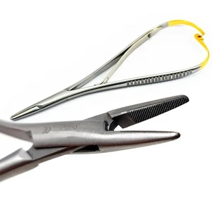 T/C O.R GRADE MATHIEU NEEDLE HOLDER 5.5" SURGICAL W/ TUNGSTEN CARBIDE INSERTS - Picture 1 of 4
