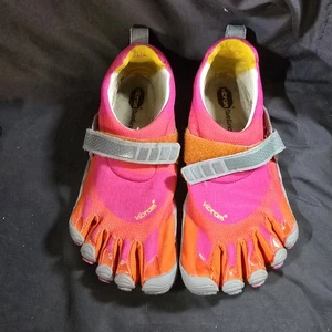 Scarpe da corsa Vibram donna taglia EU 37 cinque dita W343 arancione/rosa - Foto 1 di 6