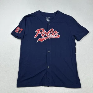 Polo Ralph Lauren Shirt #67 Baseball Jersey Size Small EUC - Picture 1 of 7