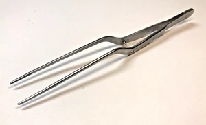 V. Mueller NL1550 Adson Bayonet Forceps Fine Serrated Tips 7-1/8” - Picture 1 of 5