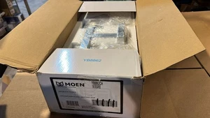 Moen YB8862CH 90 Degree Bath Vanity Light, Frosted Glass in Chrome - Picture 1 of 4