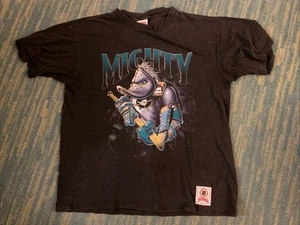 Distressed Vintage 90s Anaheim Mighty Ducks Shirt NHL Nutmeg Herren XL THRASHED - Bild 1 von 8